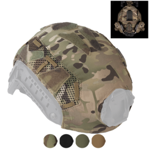 MultiCam tactical helmet cover for outdoor activities